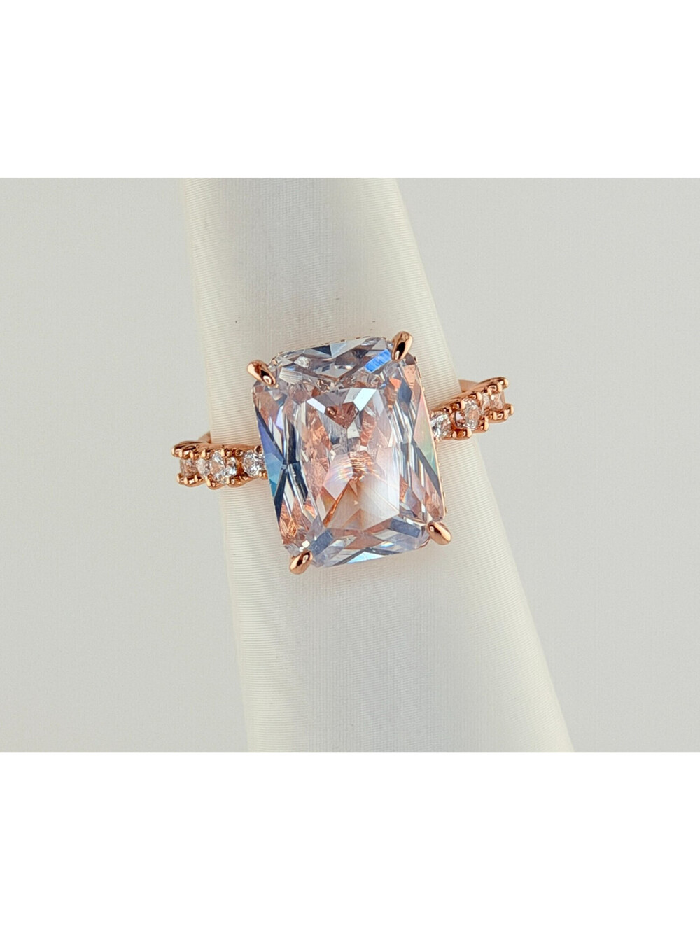 Bomb Party Ring April Birthday 2025 "The Diana Ring" Sz 10 RG58966 Rose Gold